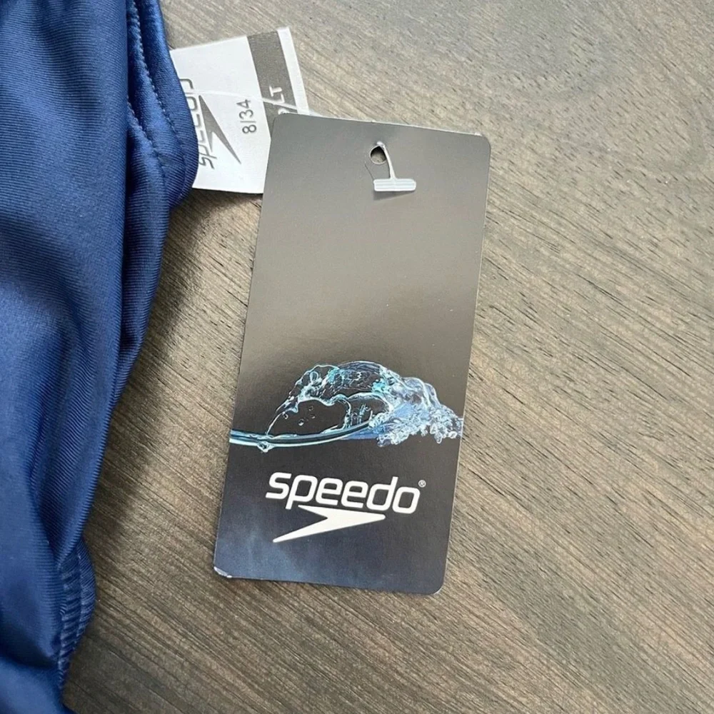 SPEEDO Solid Super Proback One Piece in Navy Size 8 🎉Host Pick 🎉 - Picture 5 of 9